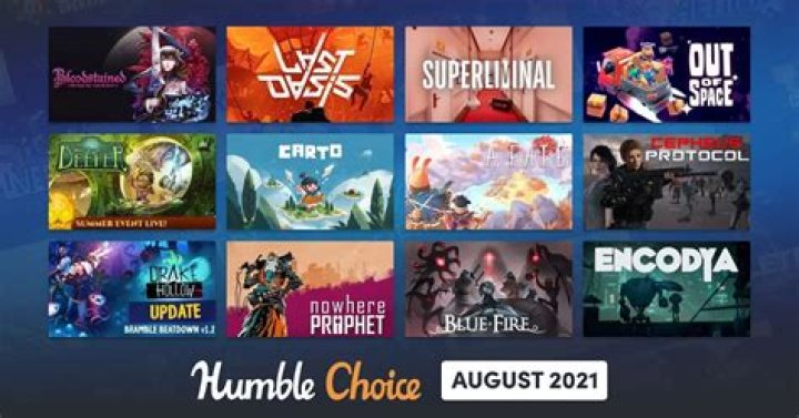 Humble Choice August 2021 Games Revealed