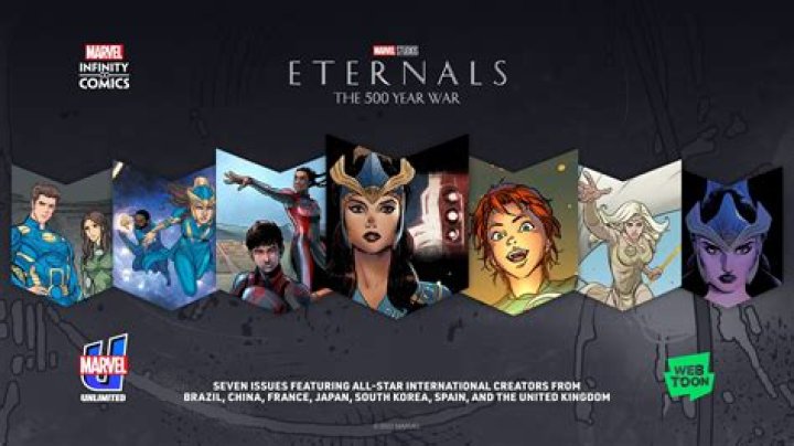 Marvel Teams Up with WEBTOON for Eternals Comic Series |