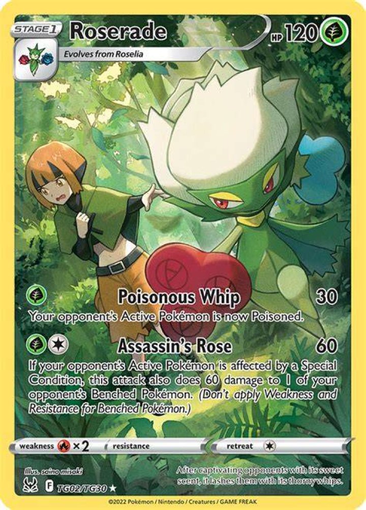 Pokemon Roserade Weakness