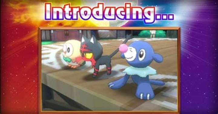 Pokemon Sun and Moon Starters Revealed
