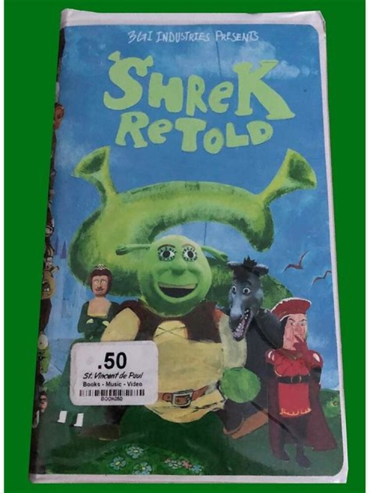 Shrek Retold Now Available on VHS