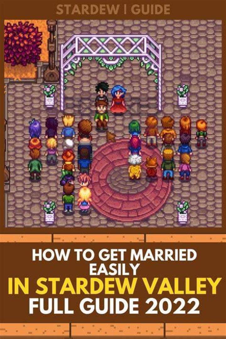 Stardew Valley Guide - How to Get Married