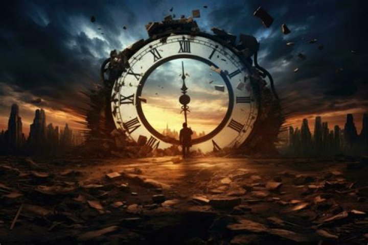 The clock at the end of the Awakened Race trials in Blox Fruits