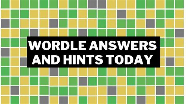 Wordle 347: Hints and Answer for June 1, 2022
